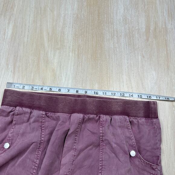 Anthropologie Mauve Cargo Pull On Urban Explorer Casual Jogger Pants Medium TALL - Picture 10 of 15